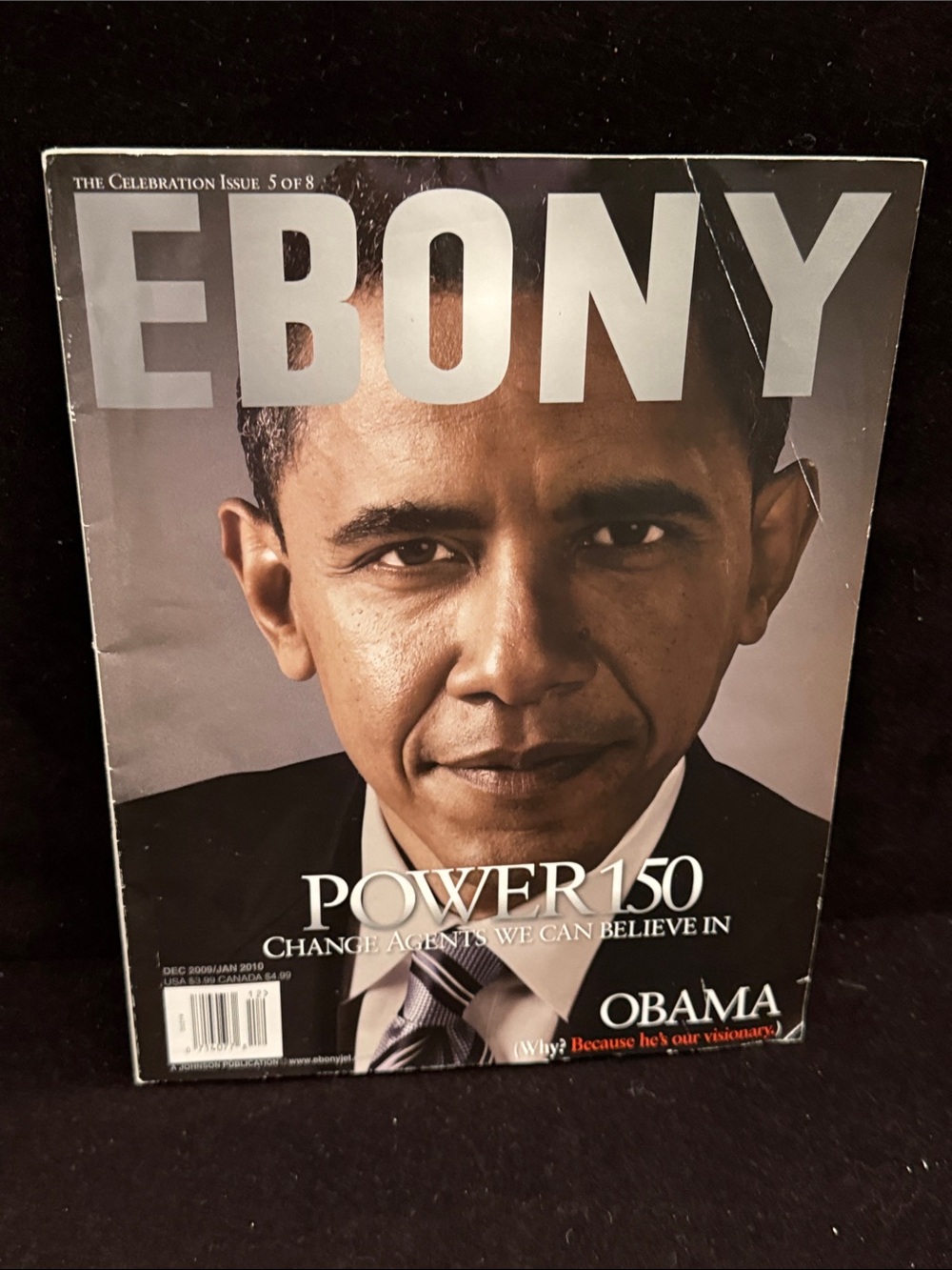 EBONY Magazine Cover Featuring Barack Obama
